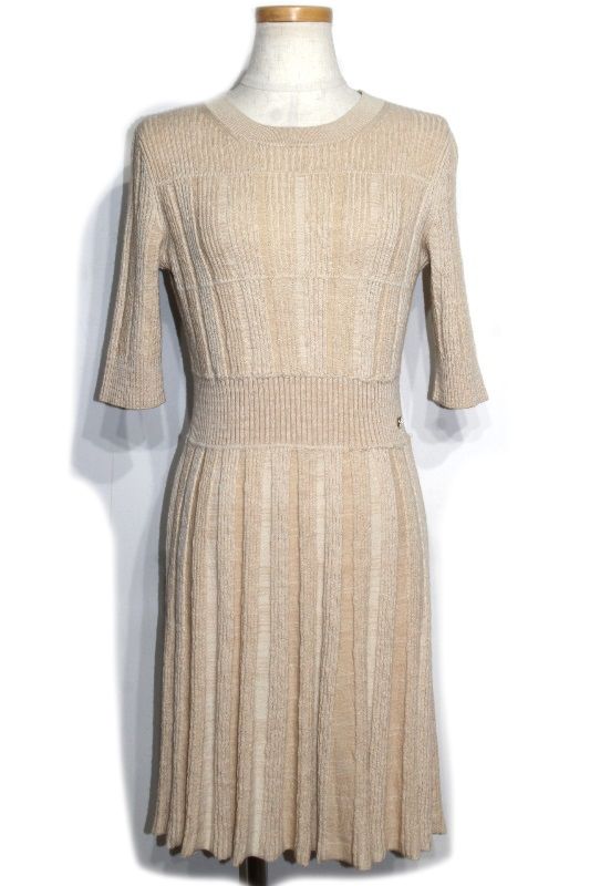 CHANEL シャネル 衣類 ワンピース 衣料品 P59823K07804 その他トップス アルパカ/ウール ベージュ レディース【中古】