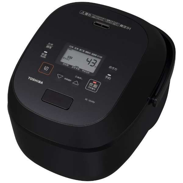 【新品/在庫あり】東芝 TOSHIBA 真空IH 5.5合 炊飯器 炎匠炊き グランブラック RC-10VRV-K 新品