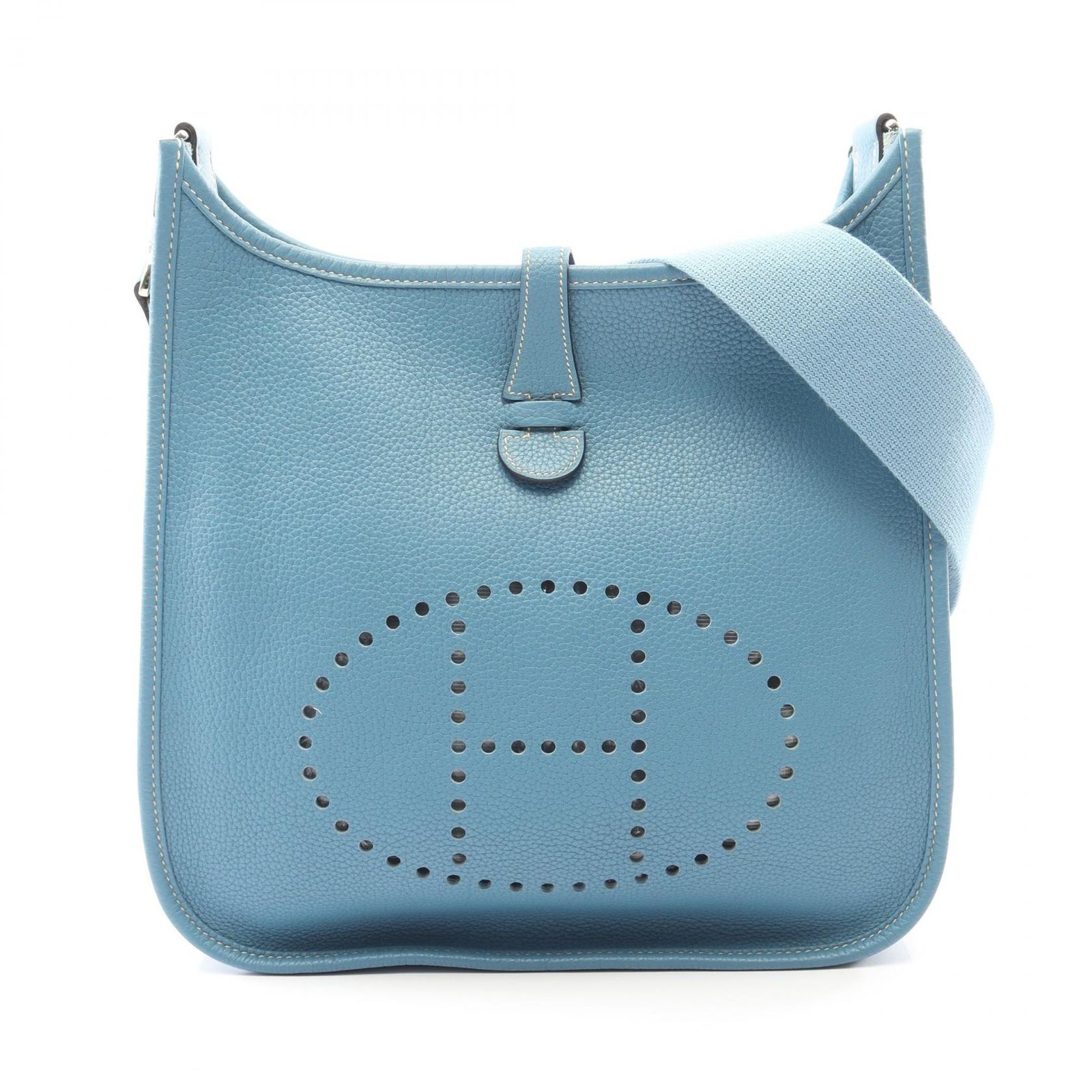 エルメス HERMES ショルダーバッグ エヴリン 1 アン PM ブルージーン ブルージーン その他 エヴリン1PM ブルージーン レディース Used A