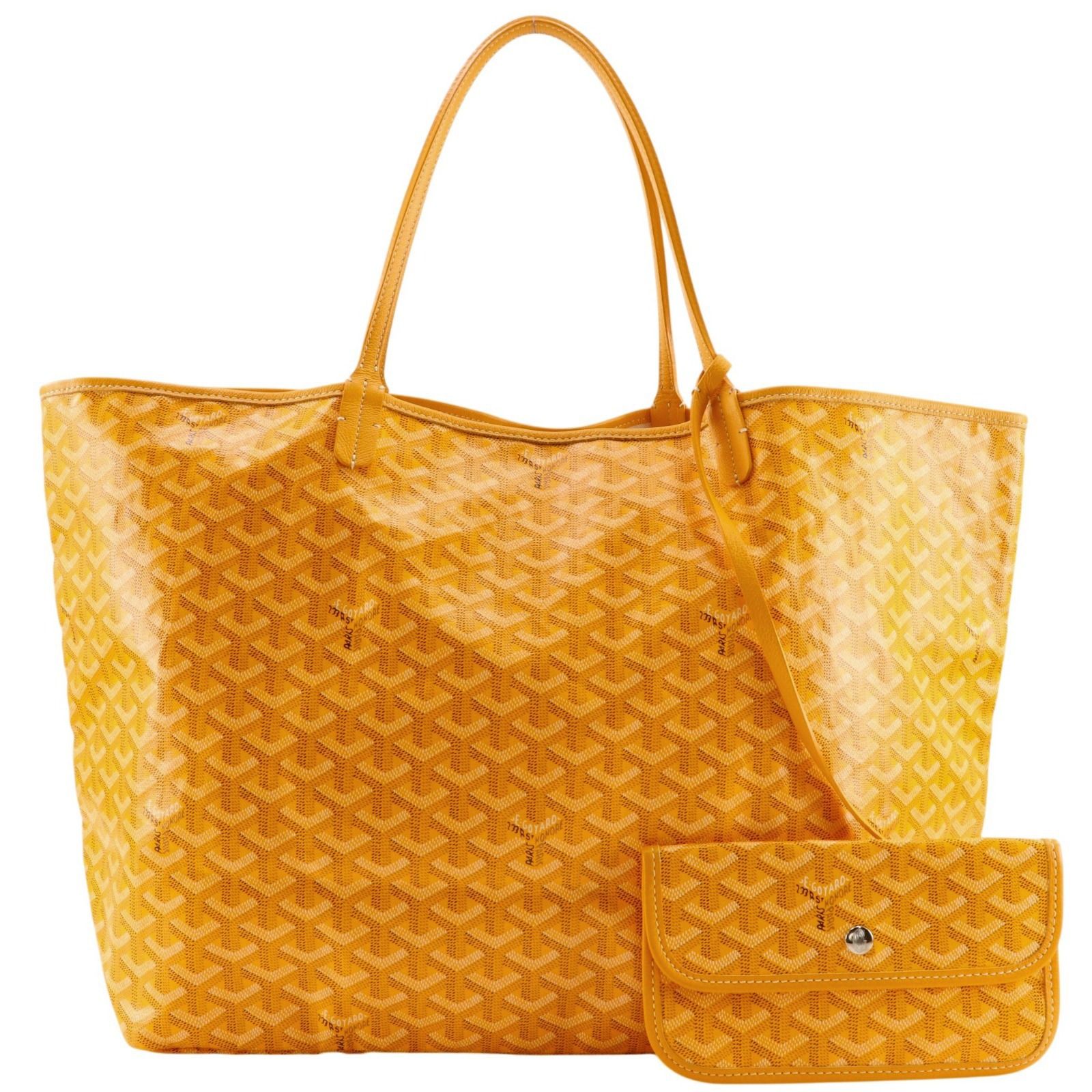 GOYARD】ゴヤール サンルイGM PVCコーティングキャンバス イエロー