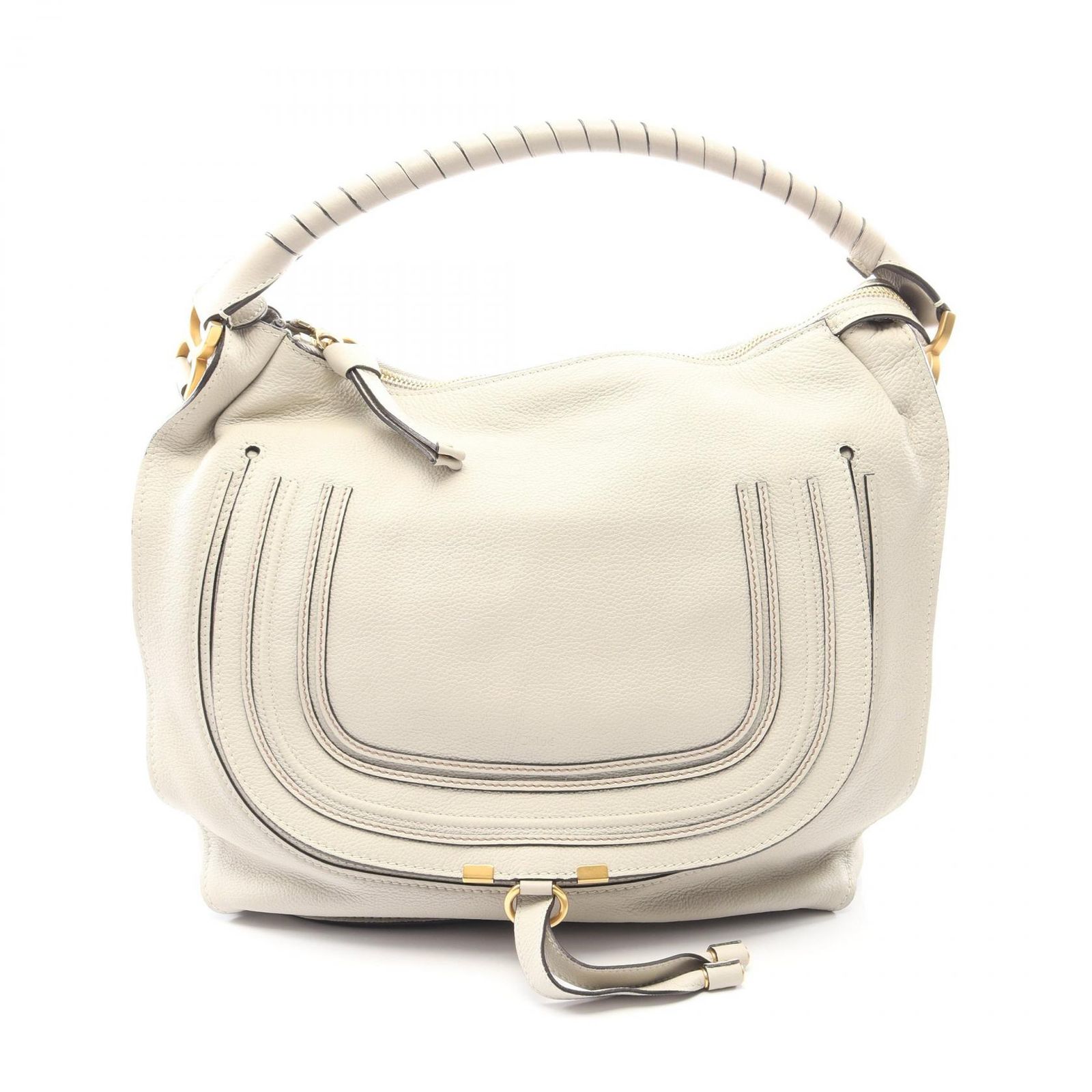 クロエ Chloe ショルダーバッグ MARCIE マーシー ライトグレー レザー マーシー ワンショルダー レディース Used A 44,880円