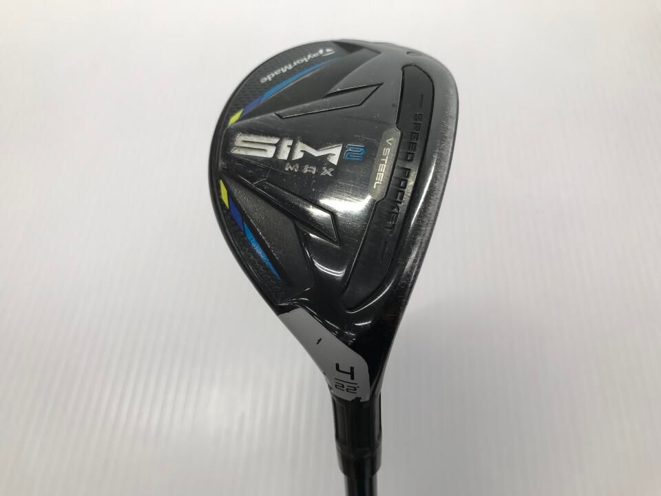 テーラーメイド　SIM2 MAX　22度　TENSEI BLUE TM60(SIM2)　Sフレックス　ユーティリティ　中古【最短即日発送】