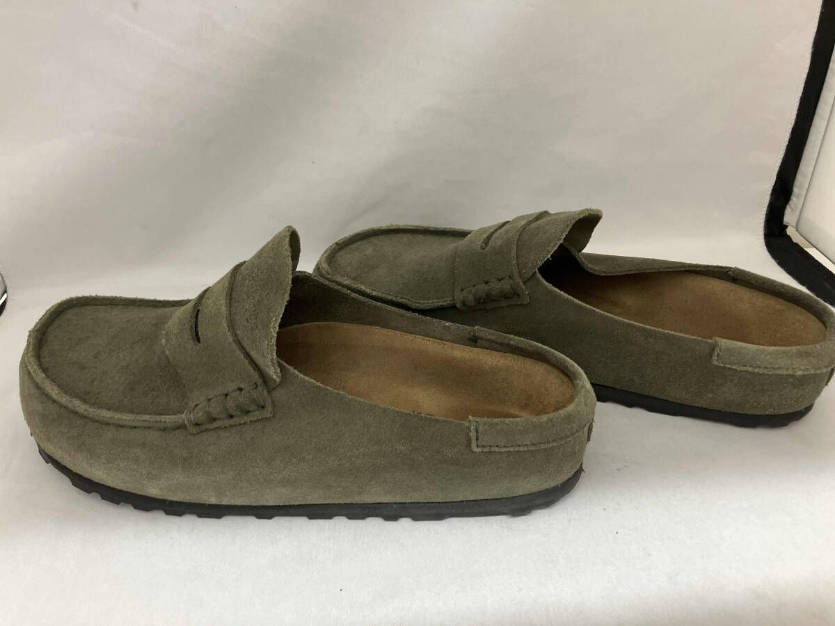 BIRKENSTOAK ブリケンストック　サンダル　スエード　レザー　カーキ