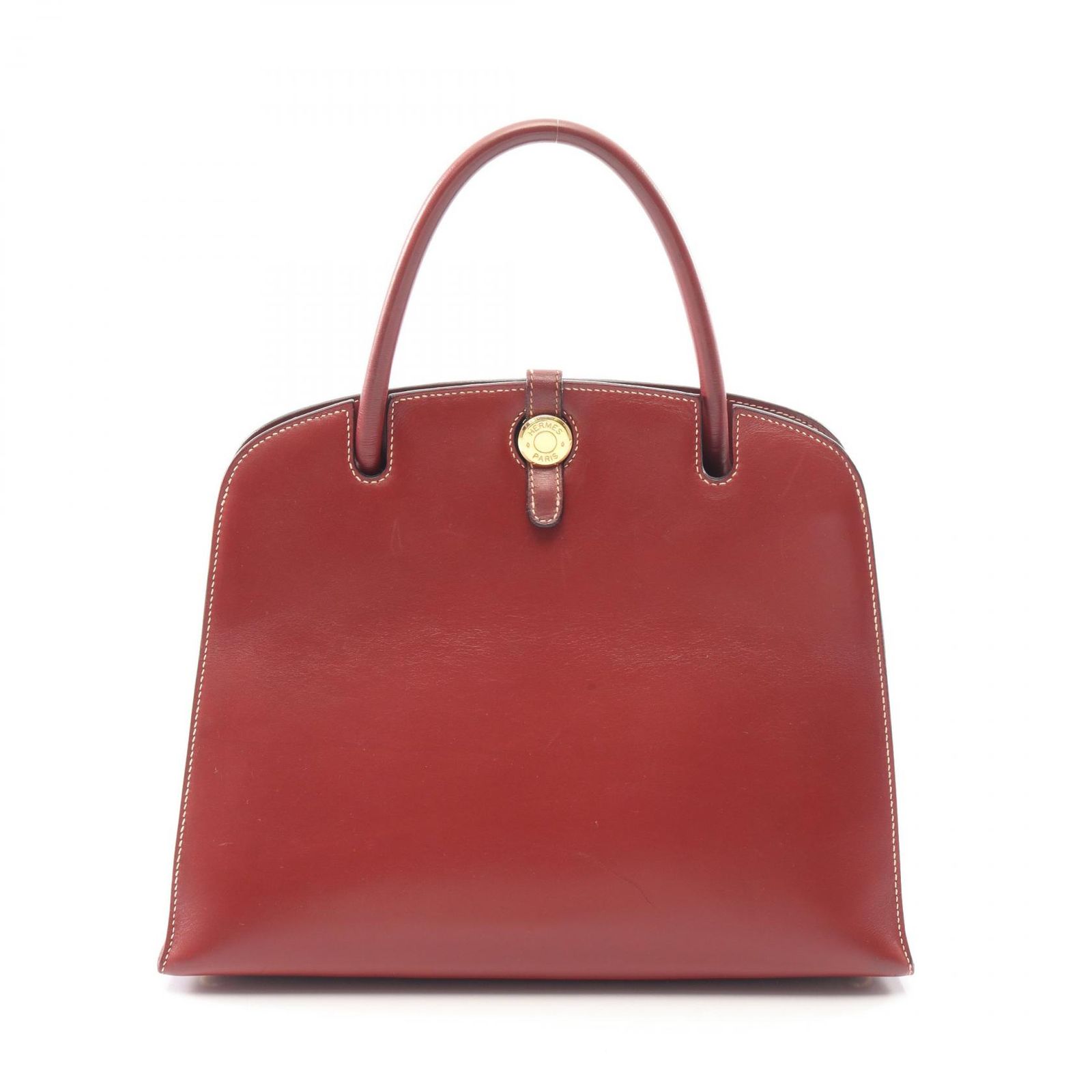 エルメス HERMES ハンドバッグ ダルヴィMM ルージュアッシュ ルージュアッシュ カーフ（牛革） ダルヴィMM ルージュアッシュ レディース Used B