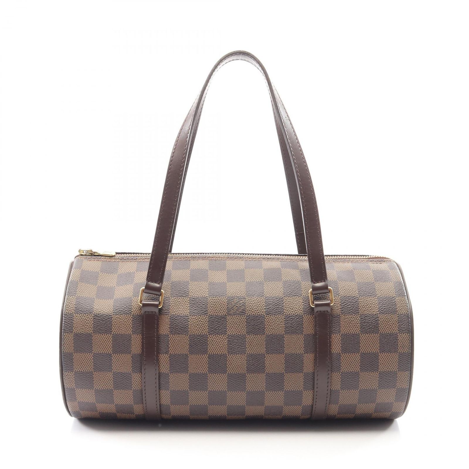 ルイ・ヴィトン LOUIS VUITTON ハンドバッグ パピヨン30 ダミエエベヌ N51303 PVCコーティングキャンバス レザー パピヨンGM レディース Used B