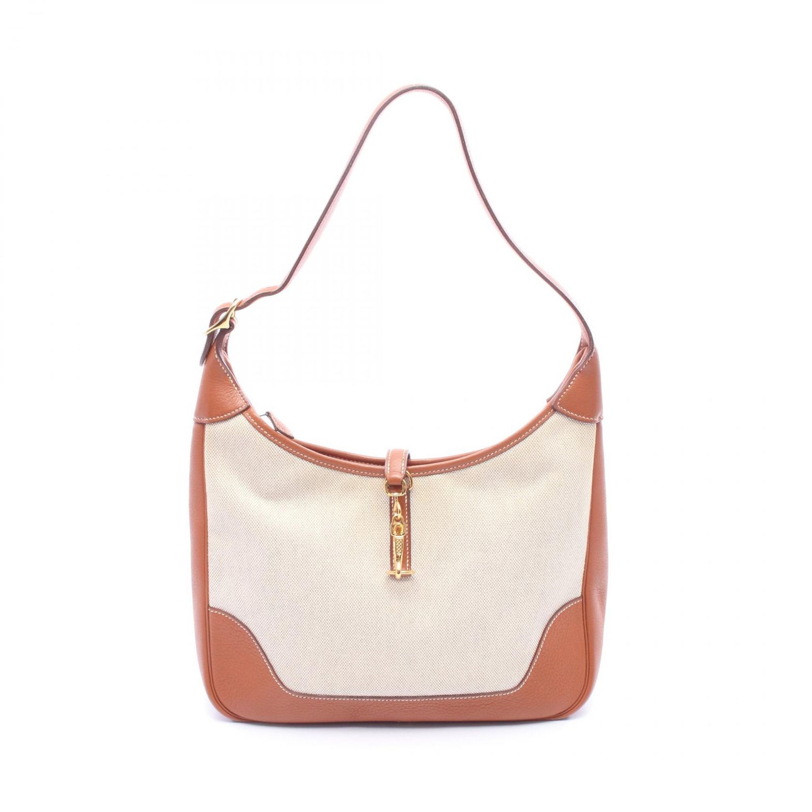 エルメス HERMES ショルダーバッグ トリム31 エクリュ/ゴールド その他 トリム31 エクリュ/ゴールド レディース Used A