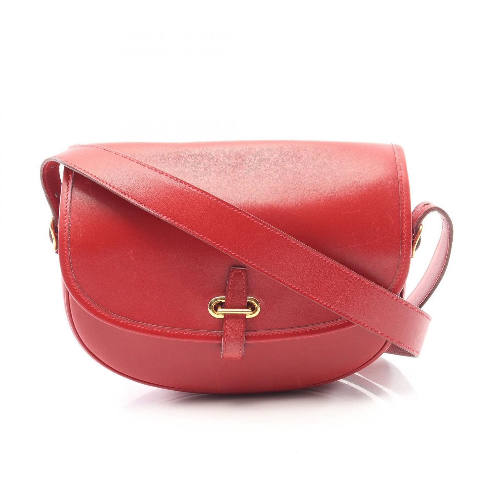 エルメス HERMES ショルダーバッグ バルドゴルフ ルージュヴィフ ルージュヴィフ カーフ（牛革） バルドゴルフ ルージュヴィフ レディース Used B