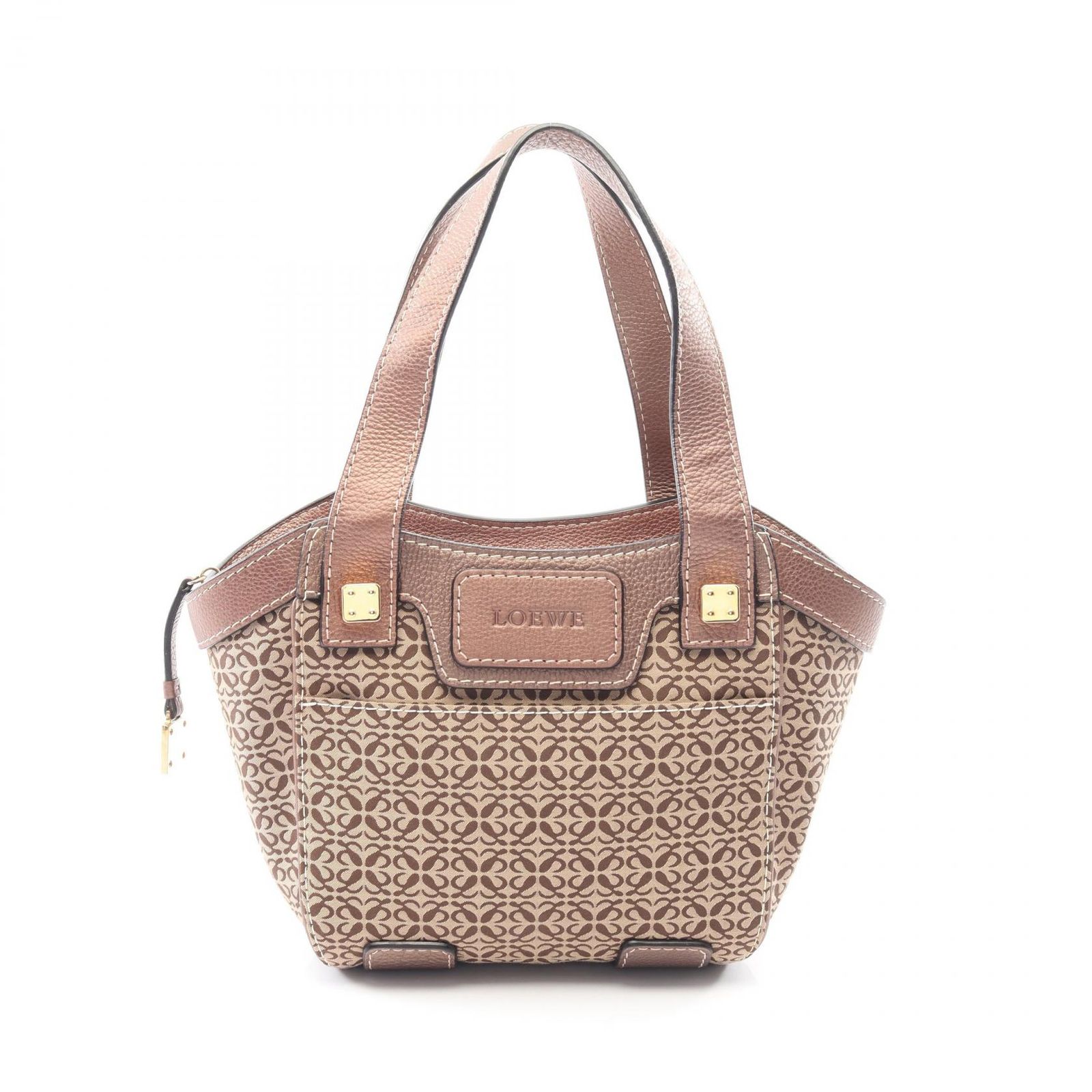 ロエベ LOEWE ハンドバッグ ニューロードライン アナグラム ベージュ 