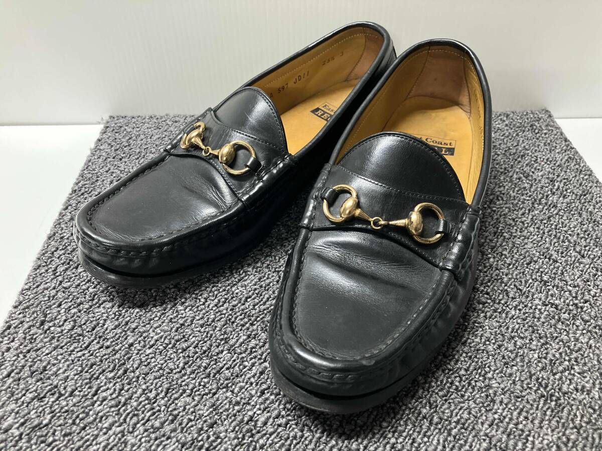 REGAL リーガル ビットローファー レザーシューズ 革靴 サイズ25 1/2 EE ブラック 黒