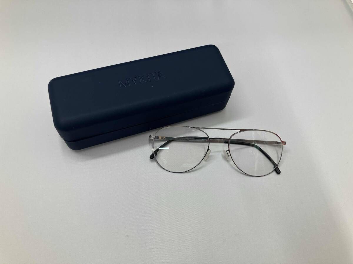 【ケース付き】 MYKITA マイキータ ツーブリッジメガネ LDZ946 ハンドメイド シルバー