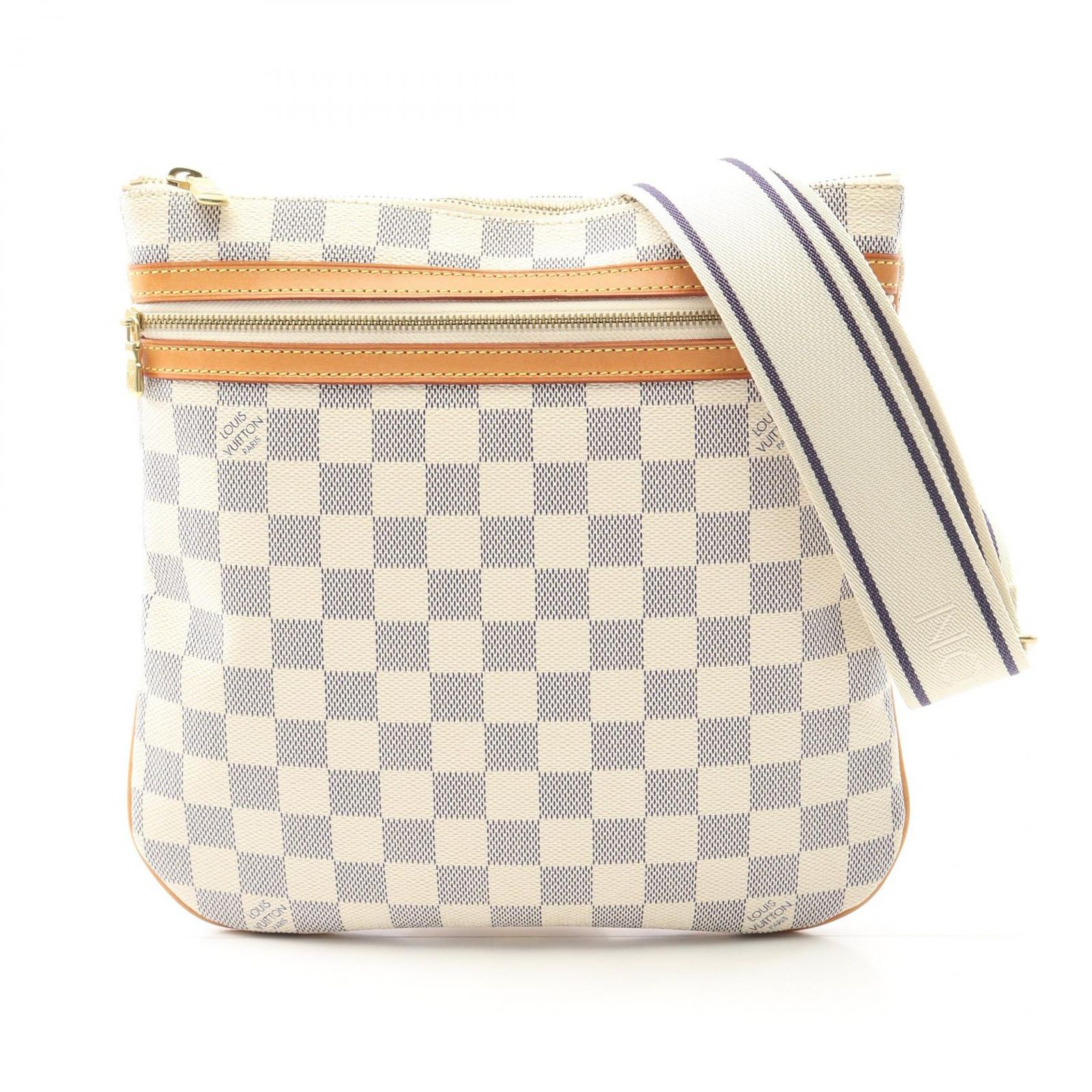 ルイ・ヴィトン LOUIS VUITTON ショルダーバッグ ポシェットボスフォール N51112 PVCコーティングキャンバス レザー ポシェット・ボスフォール レディース Used A