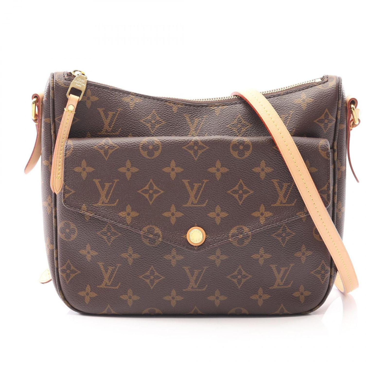 ルイ・ヴィトン LOUIS VUITTON ショルダーバッグ マビヨン M41679 PVCコーティングキャンバス レザー マビヨン レディース Used A