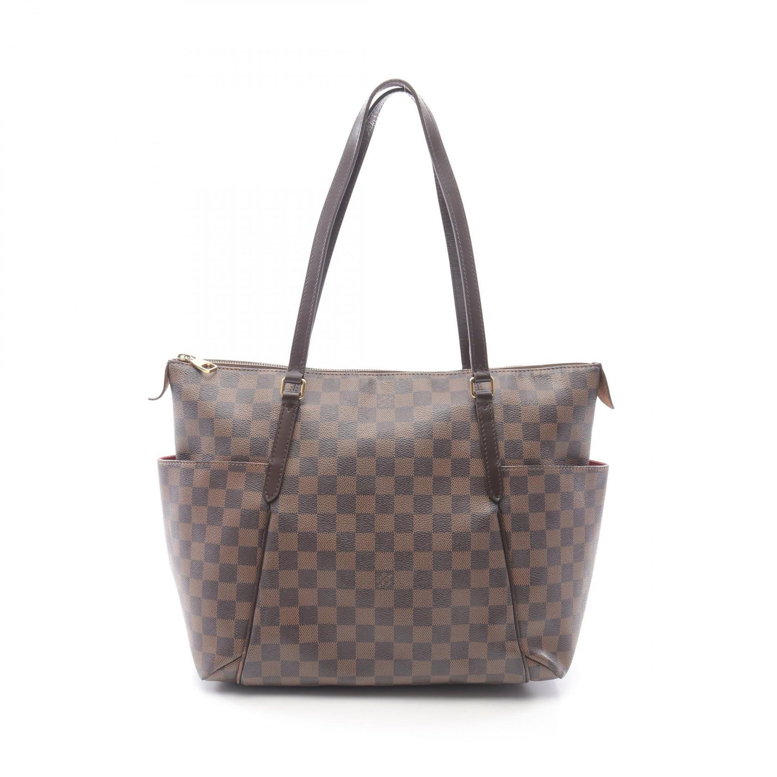 ルイ・ヴィトン LOUIS VUITTON トートバッグ トータリーMM N41281 PVCコーティングキャンバス レザー トータリーMM レディース Used B