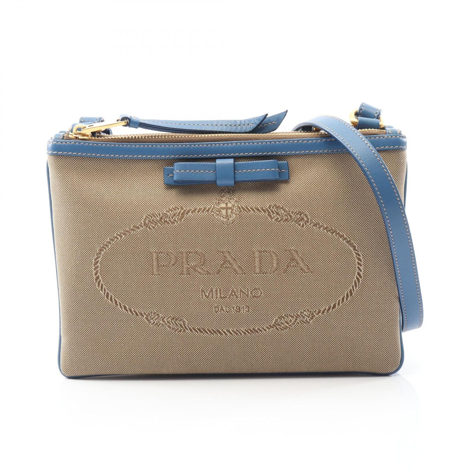 プラダ PRADA ショルダーバッグ LOGO JACQUARD ロゴジャガード 