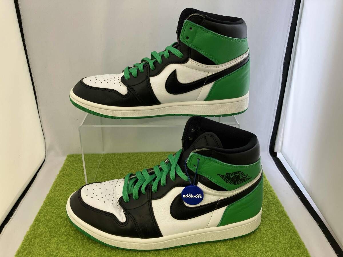 NIKE AIR JORDAN 1 RETRO HIGH OG ナイキ エアジョーダン BLACK LUCKY GREEN ブラック ラッキーグリーン DZ5485-031 28cm