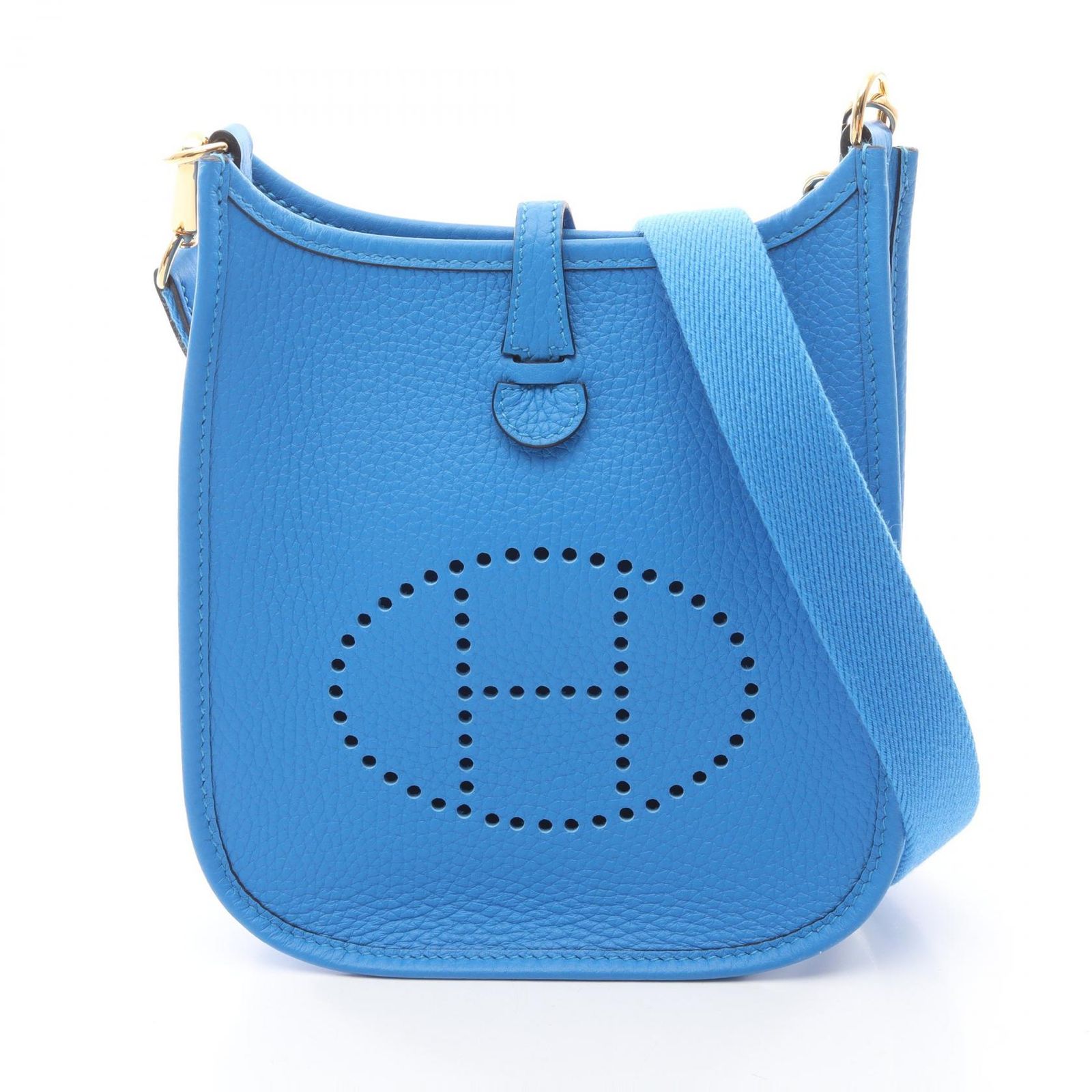 エルメス HERMES ショルダーバッグ エヴリンアマゾンTPM ブルーイドラ ブルーイドラ その他 エヴリンアマゾンTPM ブルーイドラ レディース Used A