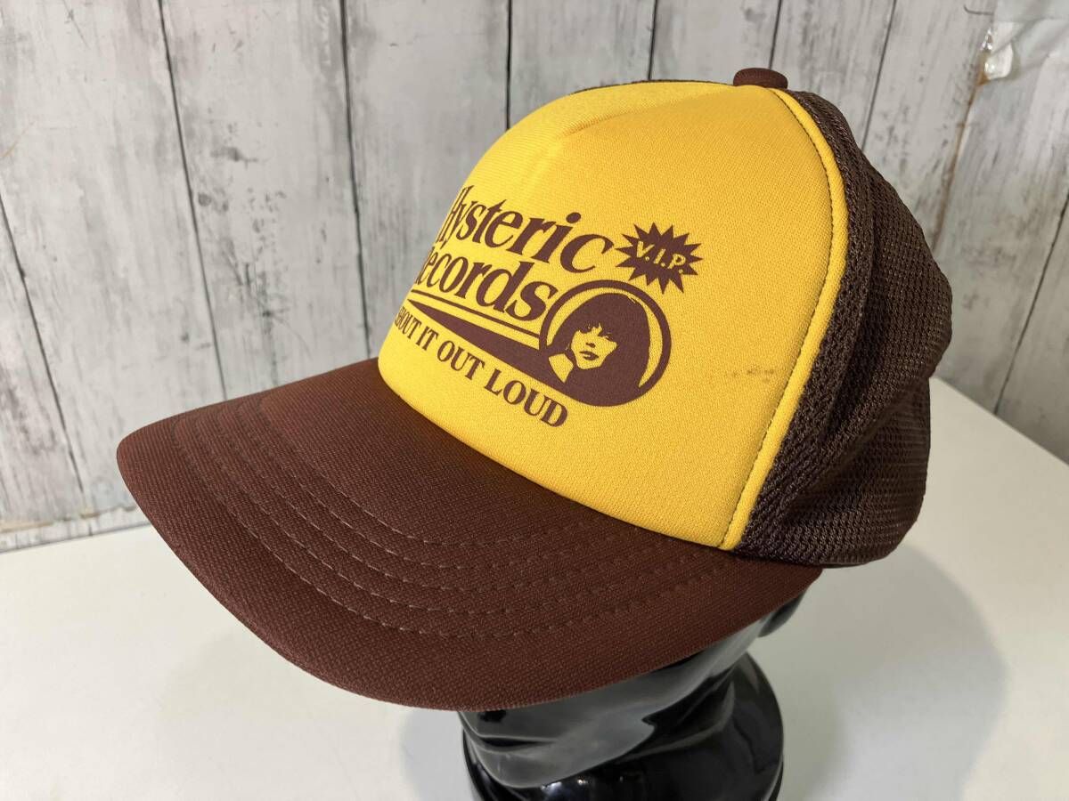 HYSTERIC GLAMOUR ヒステリックグラマー メッシュ キャップ FREE ブラウン イエロー商品の状態 : 中古B