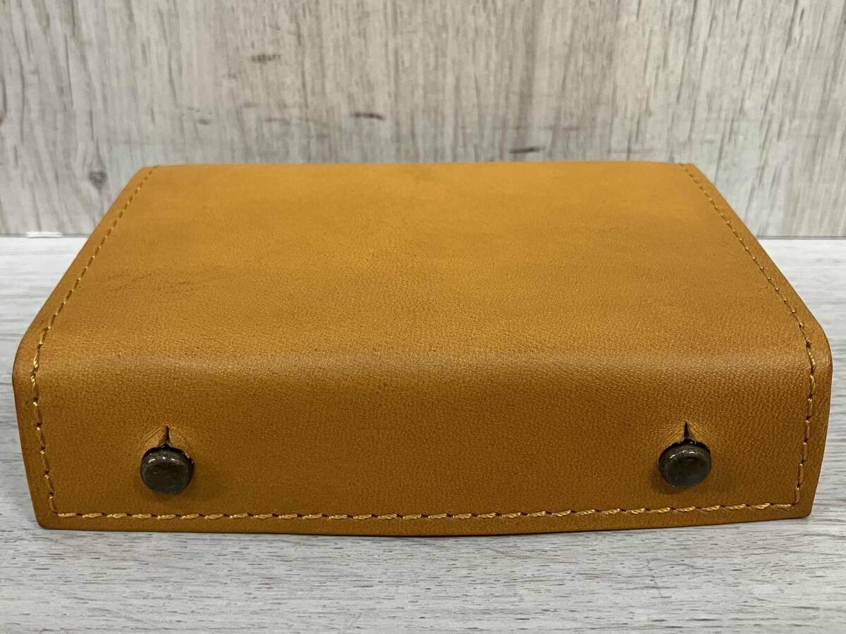 m+ millefoglie II P25 napori 本革 レザー ウォレット 二つ折り 財布