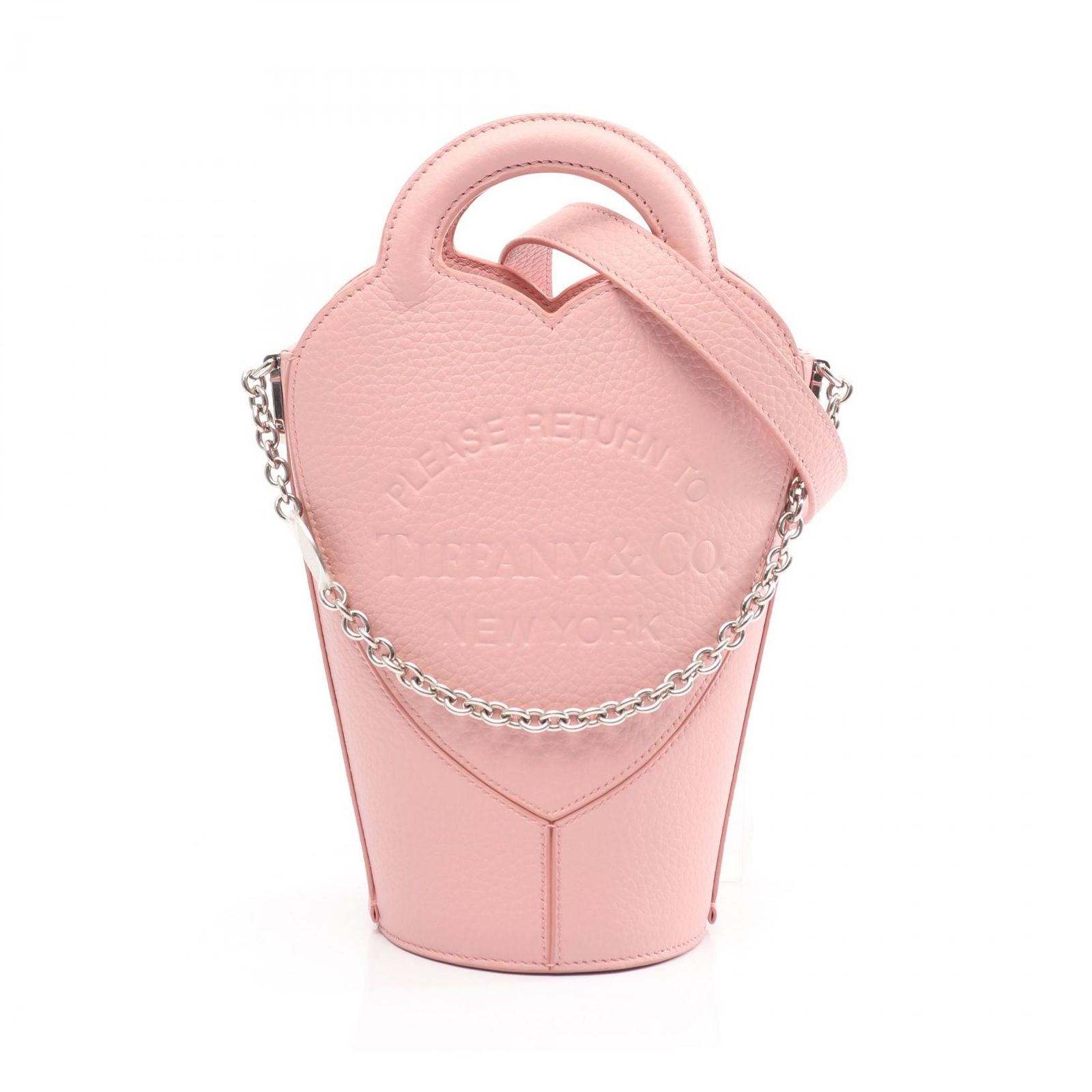 ティファニー TIFFANY＆CO ハンドバッグ リターン トゥ ティファニー ミニ クロスボディ バッグ ブラッシュピンク レザー リターン トゥ ティファニー ミニ クロスボディバッグ