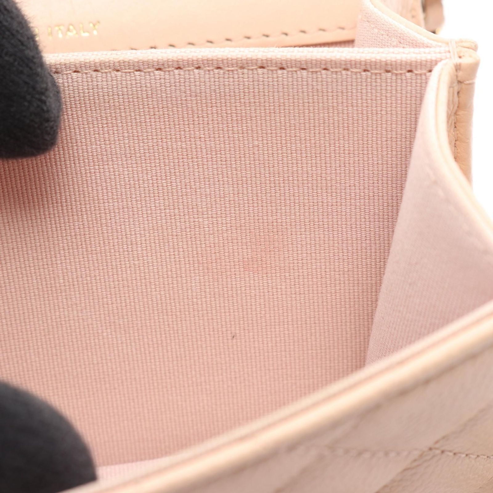 シャネル CHANEL ショルダーバッグ ミニマトラッセ ピンクベージュ 