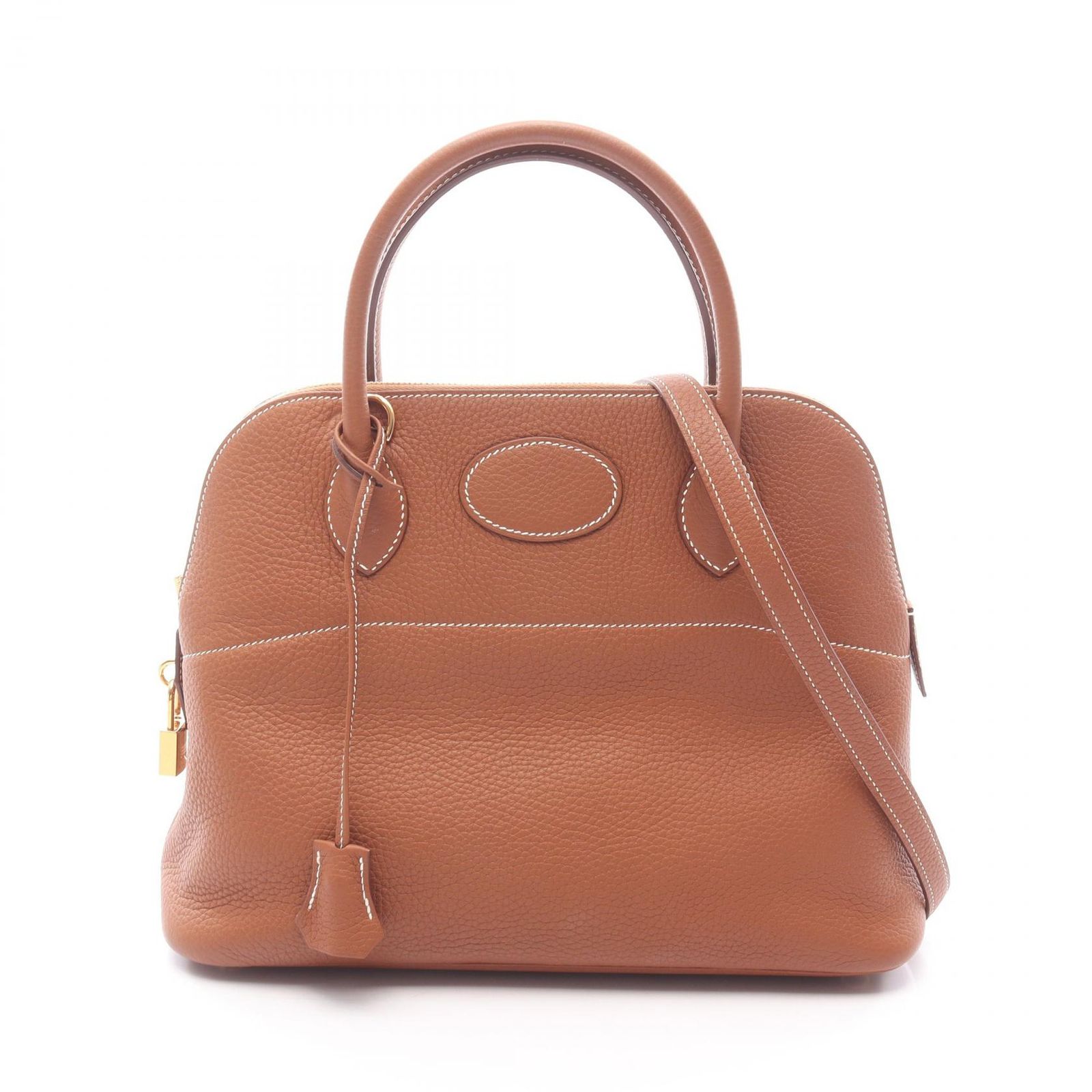 エルメス HERMES ハンドバッグ ボリード31 ゴールド レザー ボリード31 ゴールド レディース Used A 464,320円