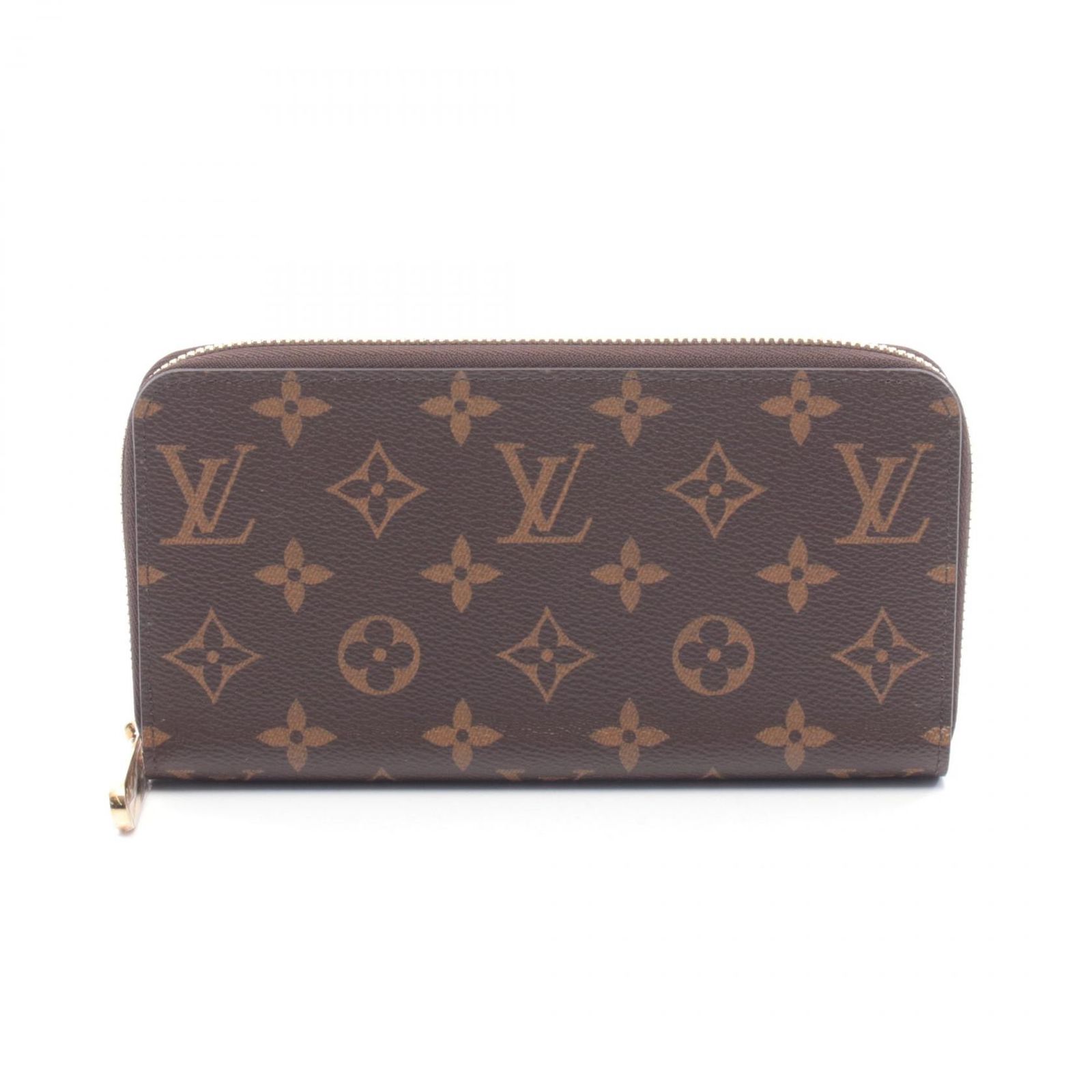 ルイ・ヴィトン LOUIS VUITTON ラウンド長財布 ジッピーウォレット M42616 PVCコーティングキャンバス ジッピー・ウォレット ユニセックス Used A
