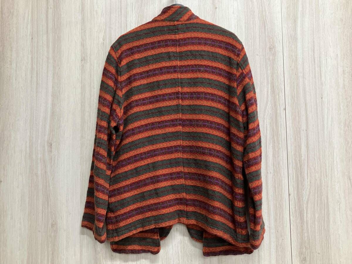 COMME des GARCONS コムデギャルソン カーディガン Mサイズ オレンジ/グリーン COMME des GARCONS コムデギャルソン カーディガン Mサイズ オレンジ/グリーン