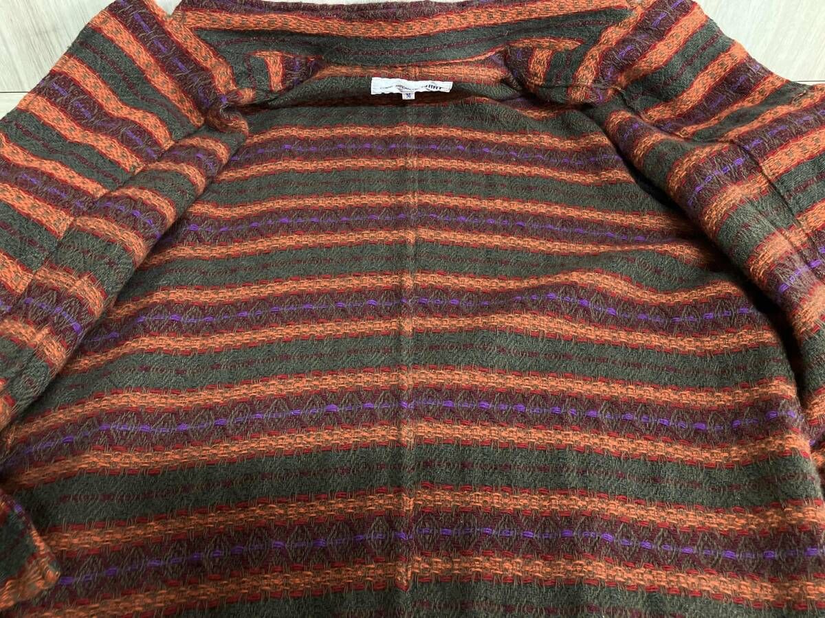 COMME des GARCONS コムデギャルソン カーディガン Mサイズ オレンジ/グリーン COMME des GARCONS コムデギャルソン カーディガン Mサイズ オレンジ/グリーン