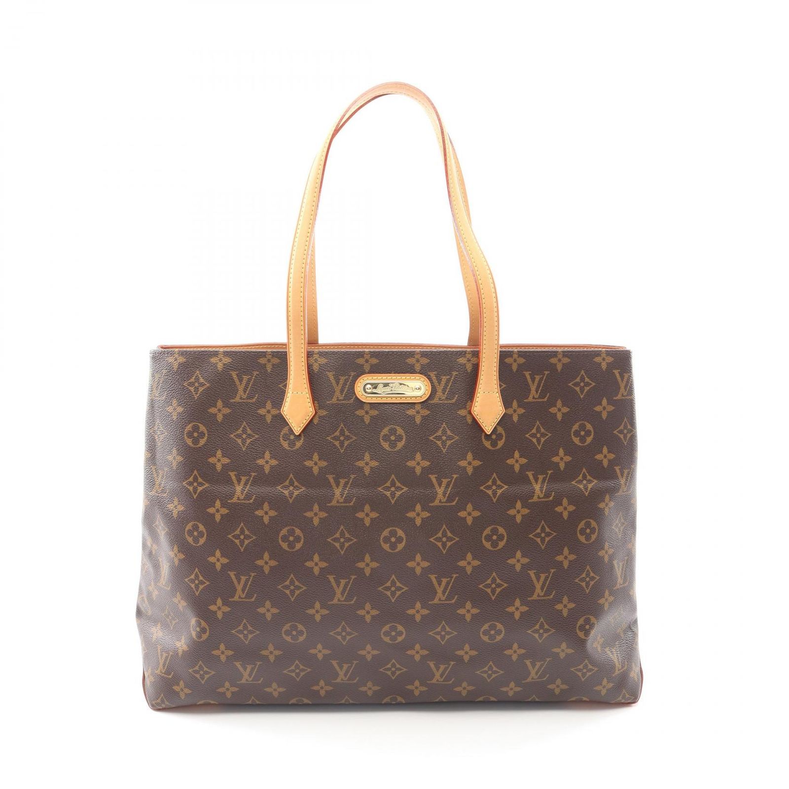 ルイ・ヴィトン LOUIS VUITTON トートバッグ ウィルシャーGM M45645 PVCコーティングキャンバス レザー ウィルシャーGM レディース Used A