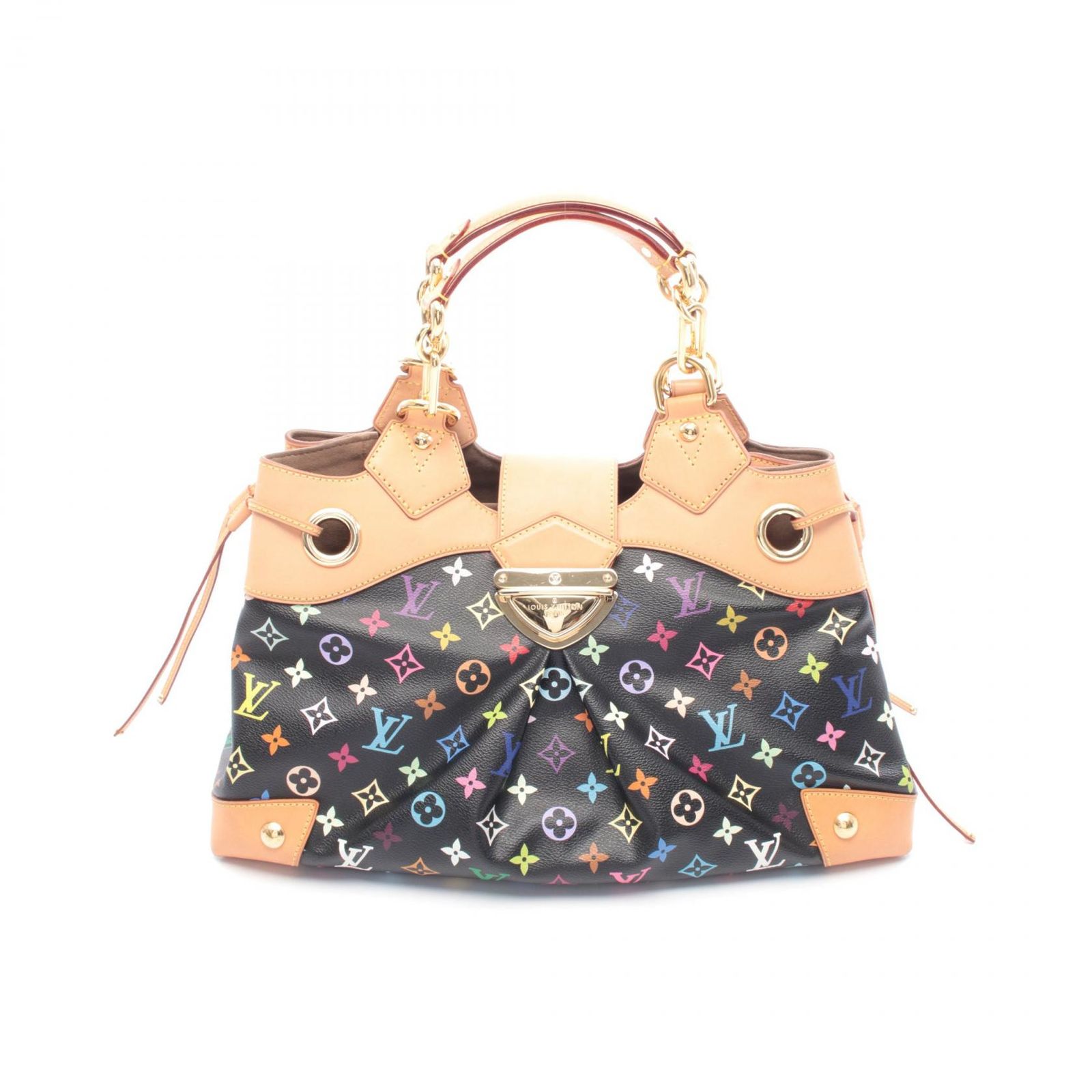 ルイ・ヴィトン LOUIS VUITTON ハンドバッグ ウルスラ M40124 ノワール PVCコーティングキャンバス レザー ウルスラ レディース Used A