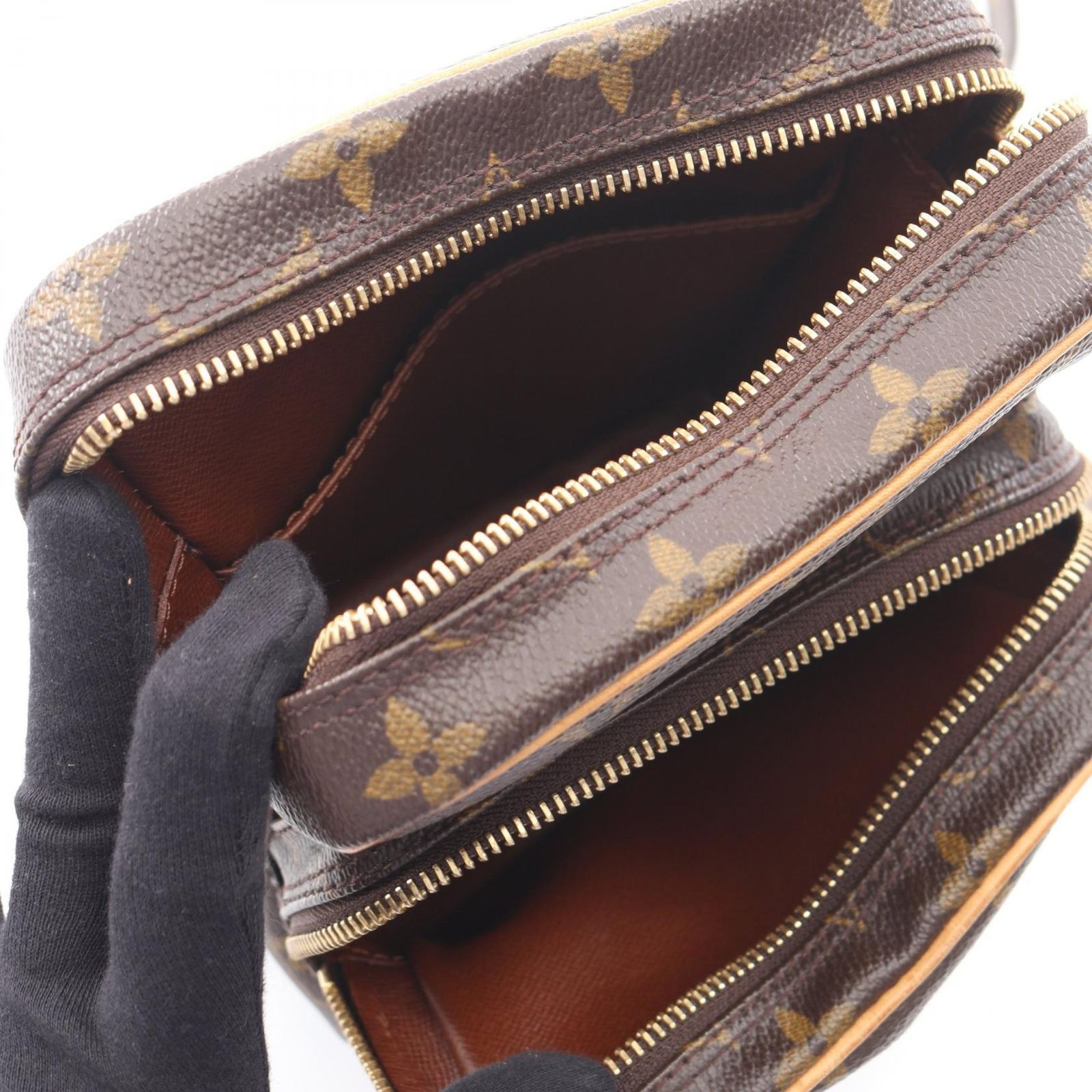 ルイ・ヴィトン LOUIS VUITTON アマゾン ショルダーバッグ バッグ PVCコーティングキャンバス レザー モノグラム レディース ブラウン系 M45236 【中古】 LOUIS VUITTON - ルイ・ヴィトン LOUIS VUITTON アマゾン モノグラム