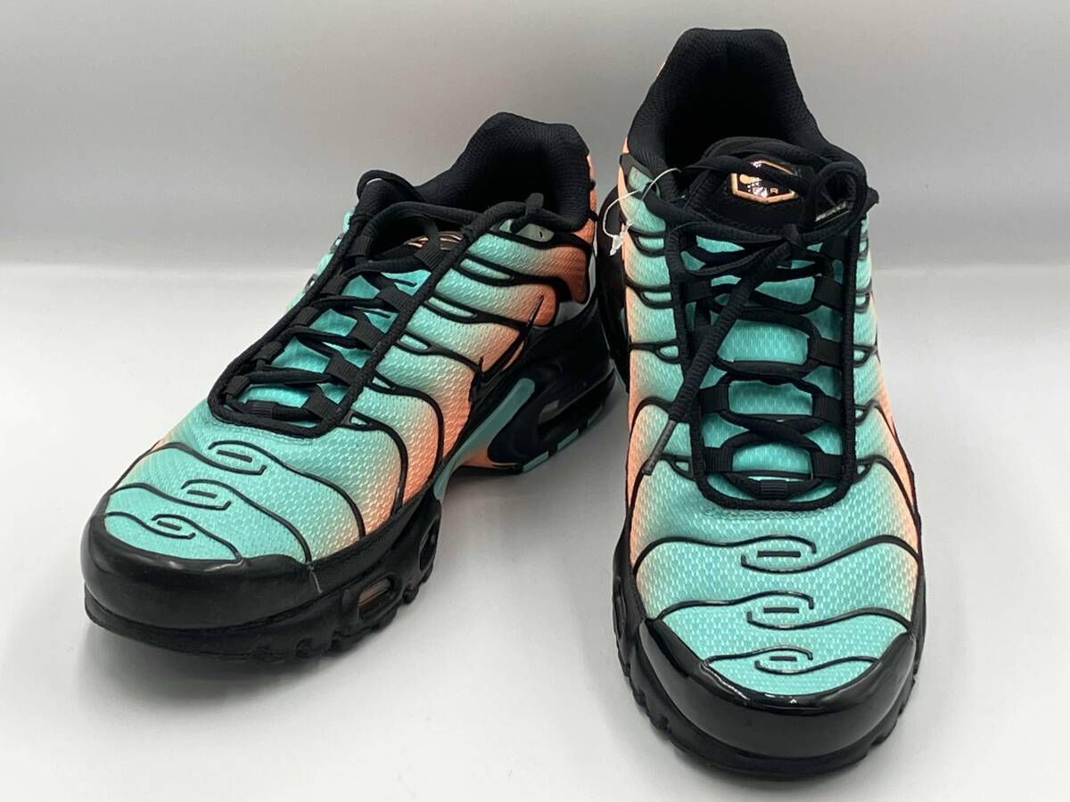 NIKE ナイキ エアマックスプラス DM0032-022 スニーカー 27cm ブラック グリーン オレンジ