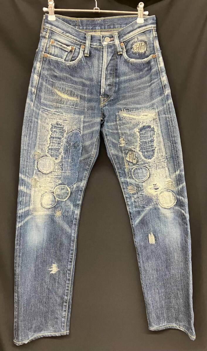 KAPITAL ジーンズ BORO パッチ5Pデニム パンツ サイズ27 ブルー系 キャピタル
