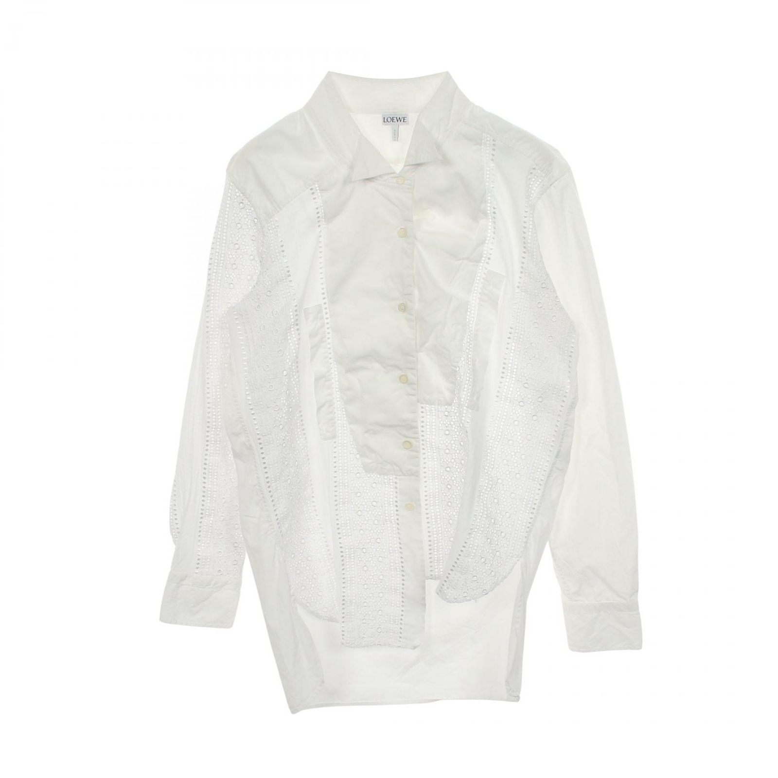 ロエベ LOEWE コットン シャツ レディース Used A