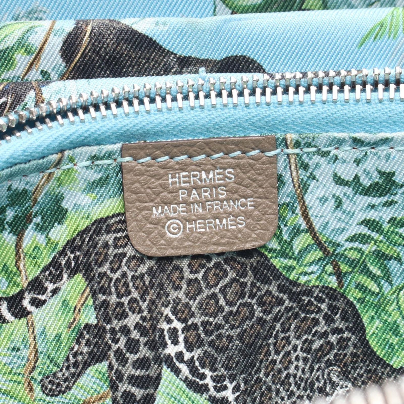 エルメス HERMES ラウンド長財布 アザップロング シルクイン 