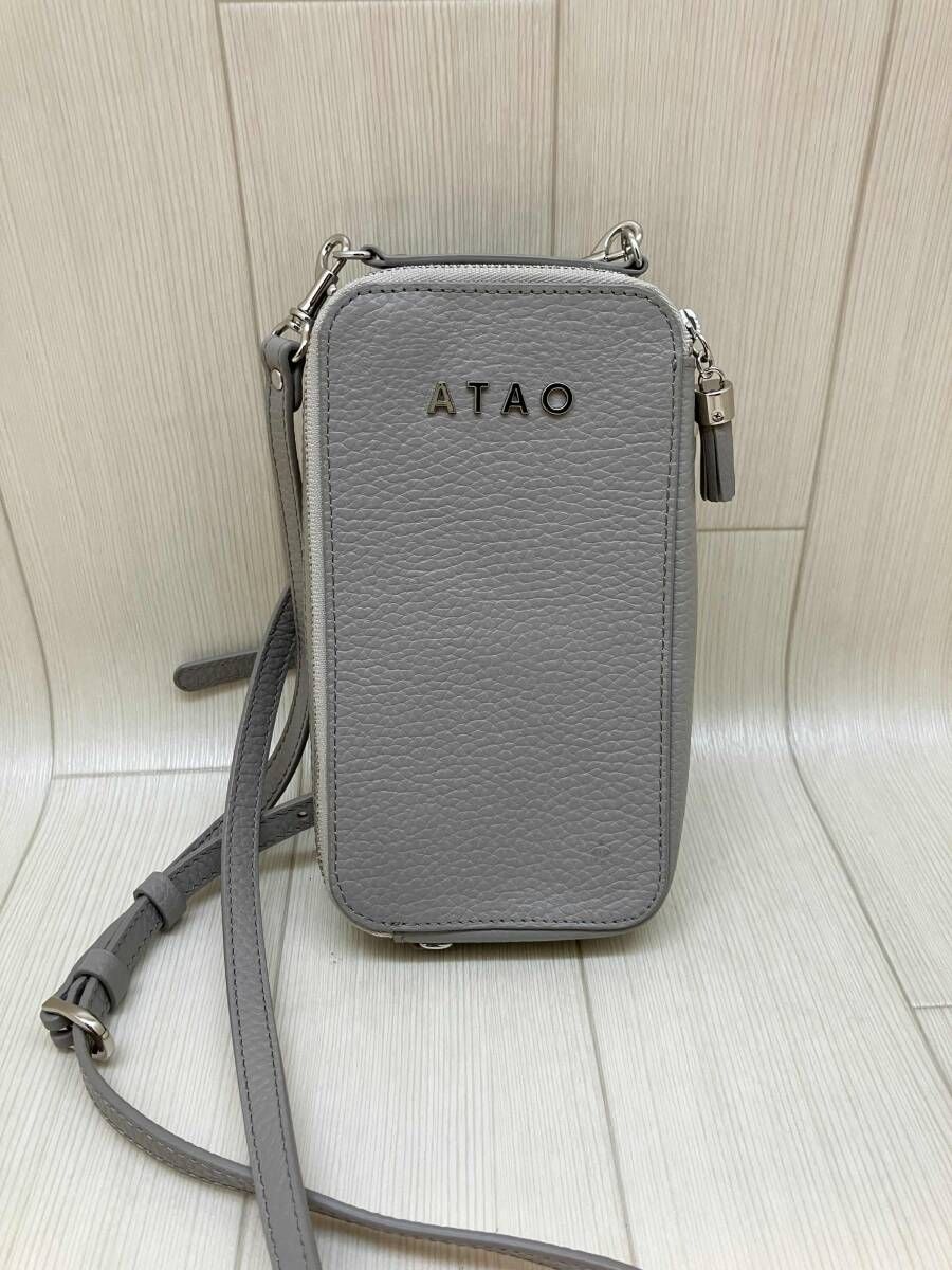 ☆ ATAO アタオ ショルダーバッグ スマホショルダー グレー系 通年 