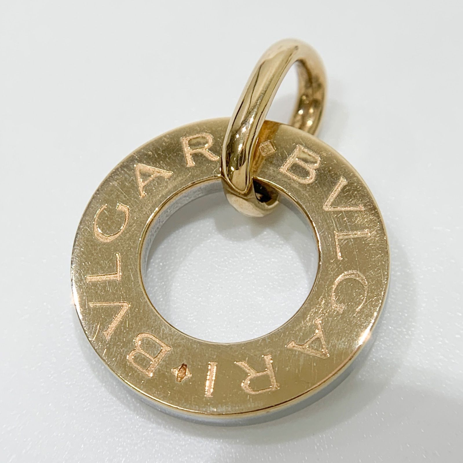 中古】BVLGARI ブルガリ ブルガリ ブルガリ ペンダントトップ イエロー 
