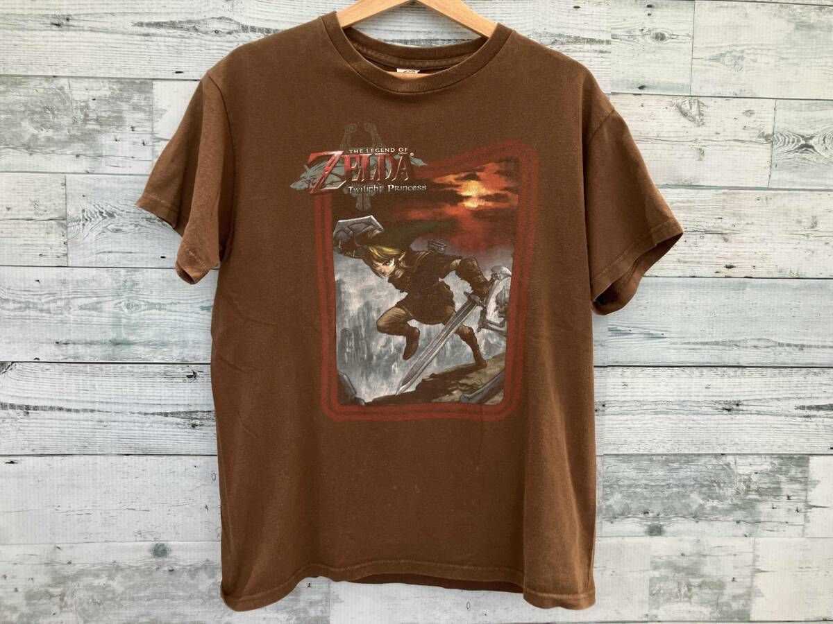DELTA PRO WEIGHT デルタプロウェイト ゼルダの伝説 トワイライトプリンセス Tシャツ ブラウン Mサイズ