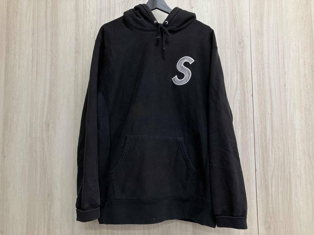 Supreme シュプリーム パーカー 18AW S Logo XLサイズ ブラック ポケットシミ有り