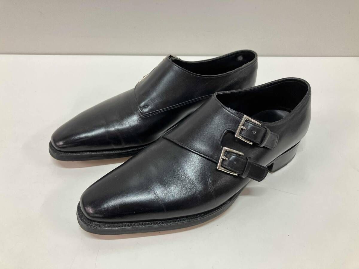 JOHN LOBB ジョンロブ CHAPEL ダブルモンク レザー ブラック ドレス