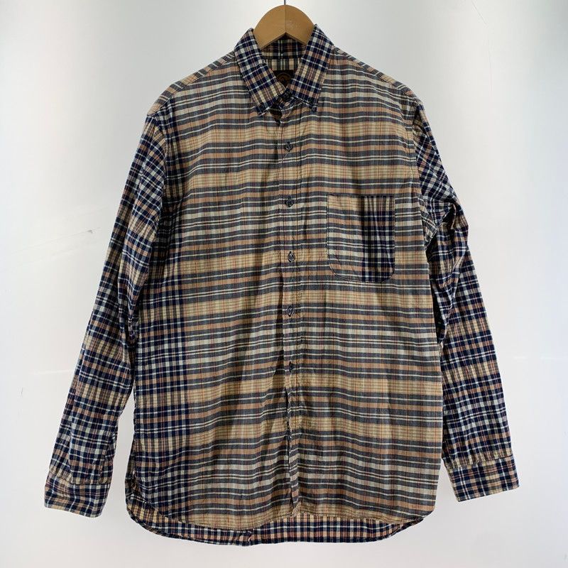 【中古品】 JOHN GLUCKOW ジョングラッコー WAREHOUSE ウエアハウス LOT ロット JG-16 SHIRT マドラスチェックシャツ チェックシャツ メンズ 40サイズ 【145-260512-io-08-fuzh】