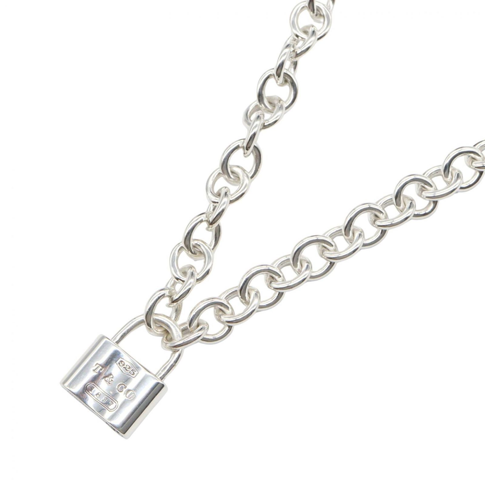 ティファニー TIFFANY＆CO ネックレス 1837カデナ ネックレス 首回41㎝ シルバー925 1837カデナ ネックレス レディース Used A