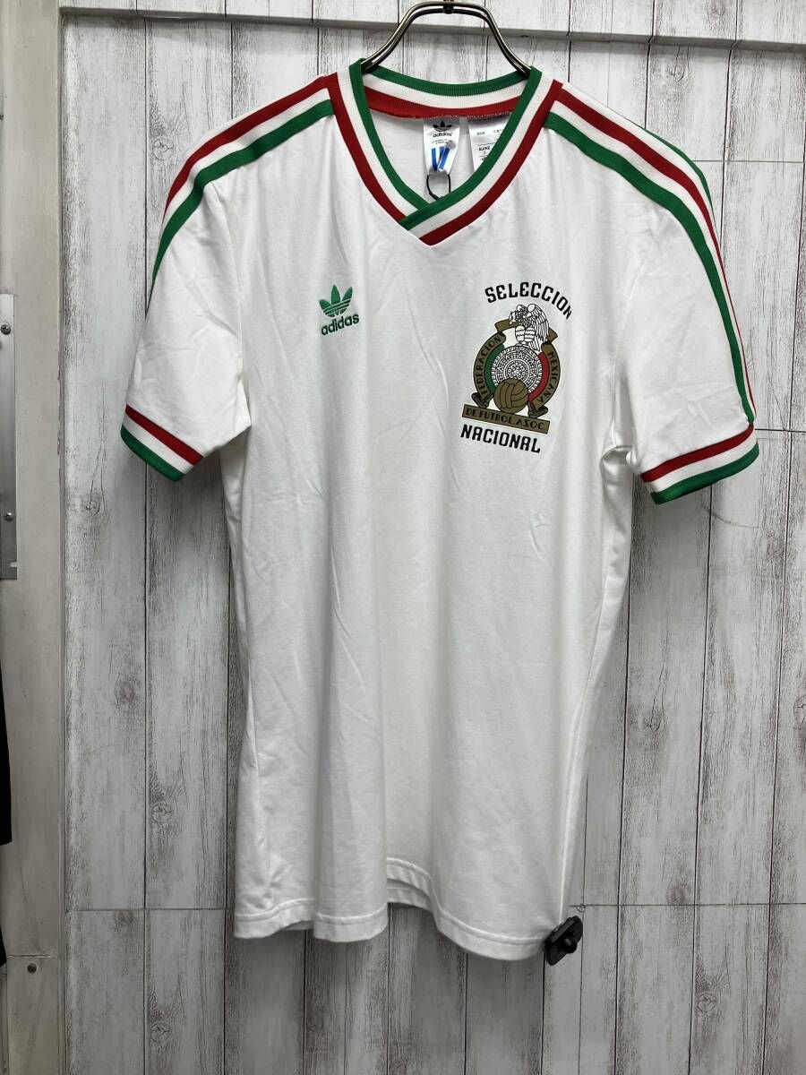 adidas KMD59 メキシコ ホワイト グリーン レッド 半袖Tシャツ