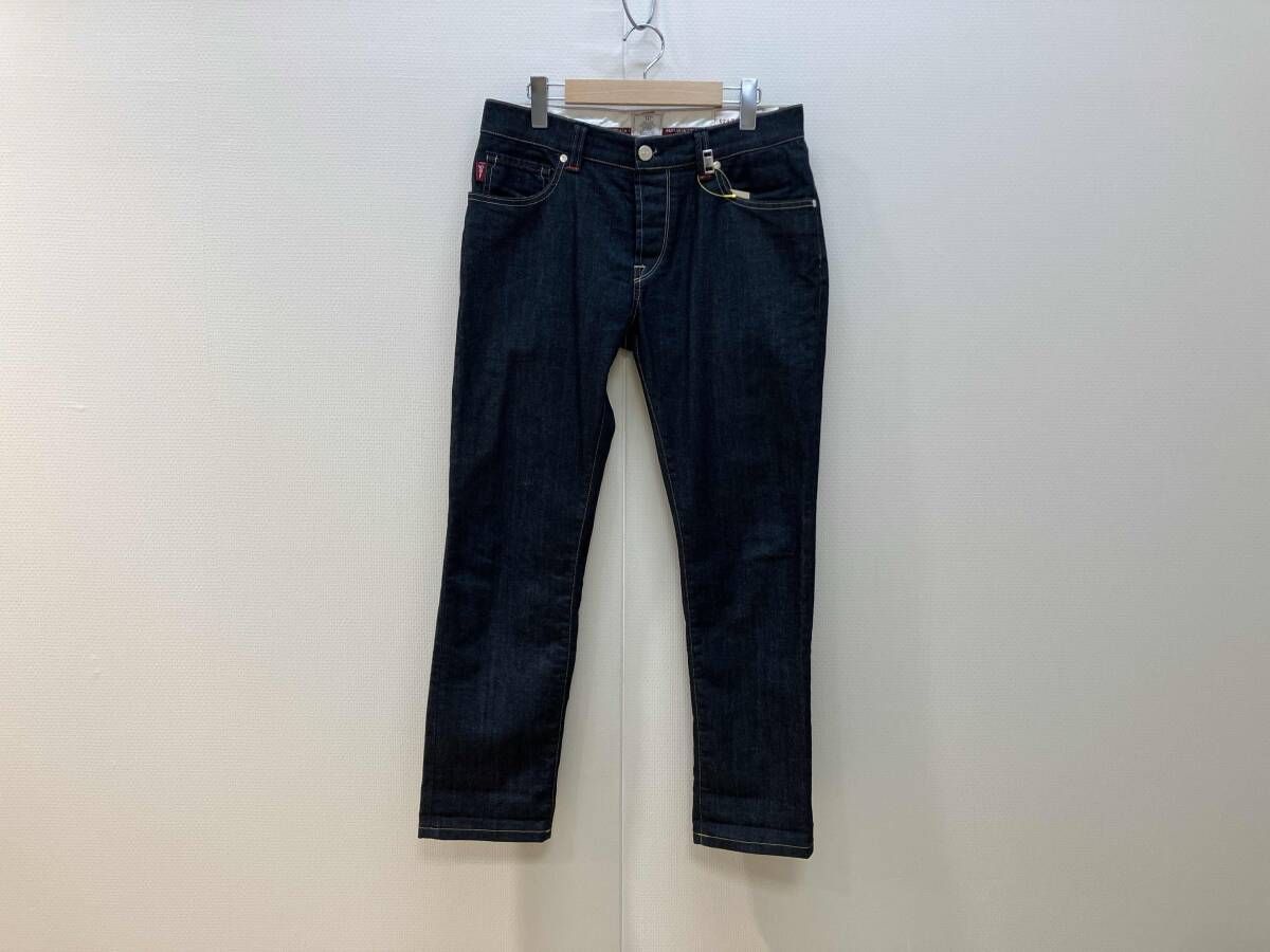 Tramarossa トラマロッサ デニムパンツ ジーンズ LEONARDO レオナルド サイズ32 インディゴブルー D756-TR01 メンズ ボタンフライ