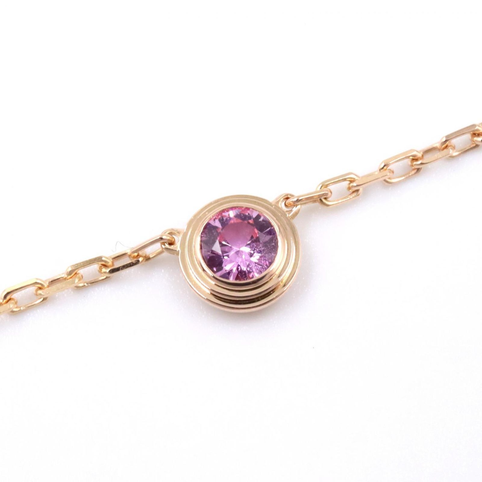 カルティエ CARTIER ネックレス ダムール ネックレス ピンクサファイア 