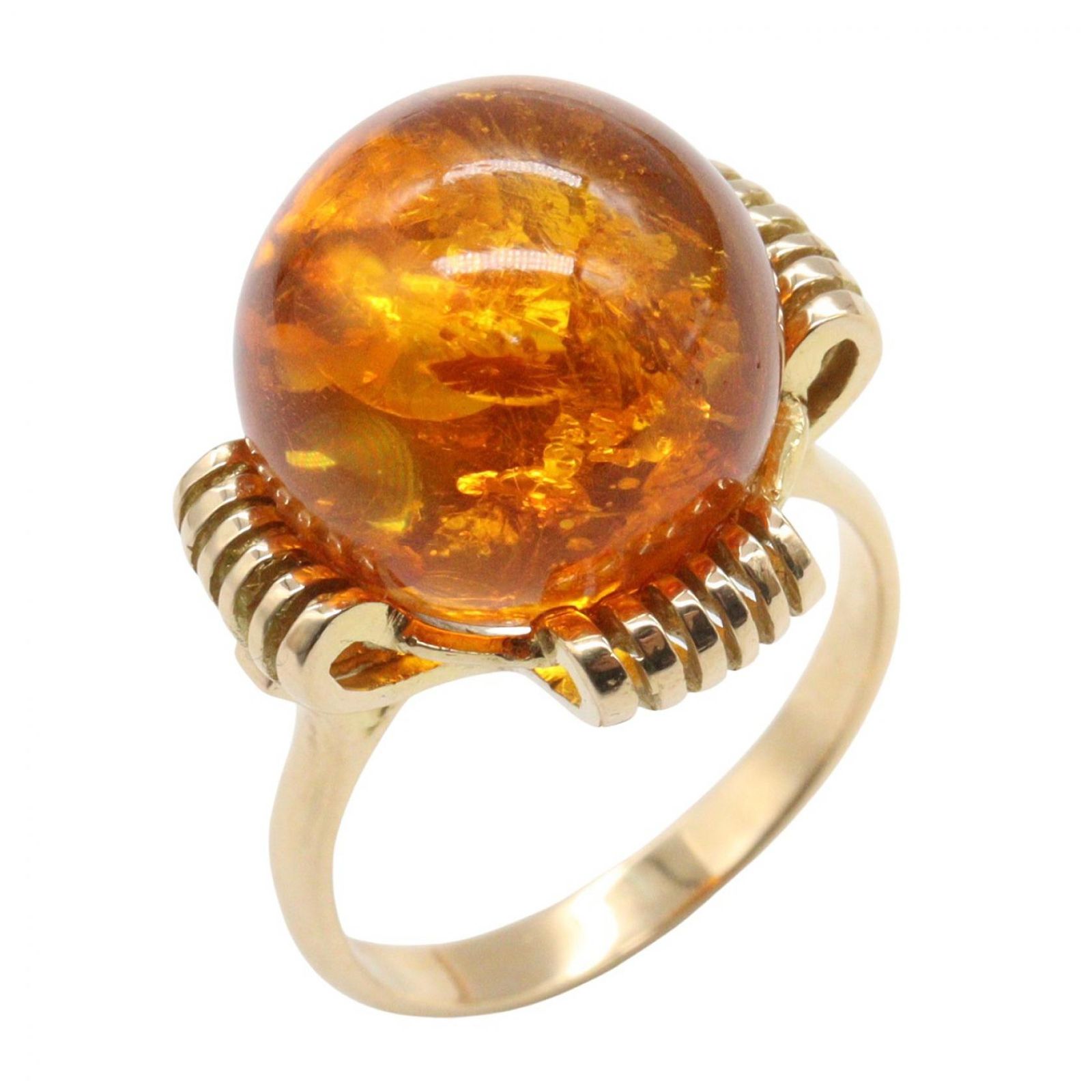 ジュエリー JEWELRY リング・指輪 色石 リング 色石 4.8g #8 K18(イエローゴールド) リング レディース Used A
