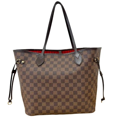 ♪Louis Vuitton ルイヴィトン ダミエ ネヴァーフルMM N51105 トートバッグ レザー