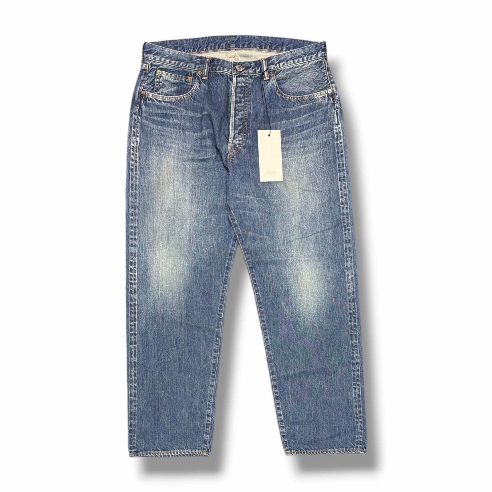 A.PRESSE 26SS Washed Denim Pants デニムパンツ アプレッセ AP-4004 インディゴ 36/27 （15364M）