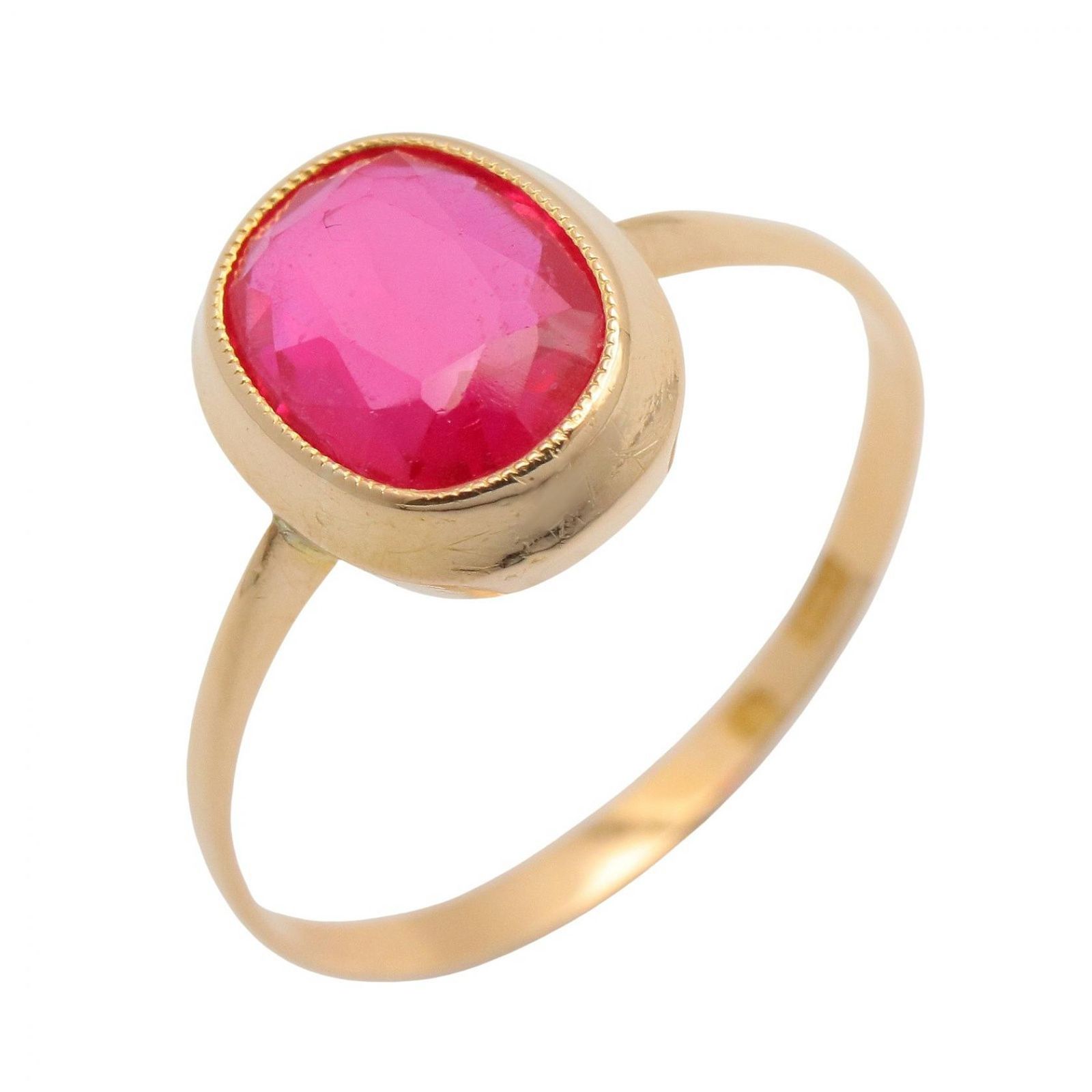 ジュエリー JEWELRY リング・指輪 色石 リング 色石 1.9g #13.5 K18（イエローゴールド） リング レディース Used A 41,470円