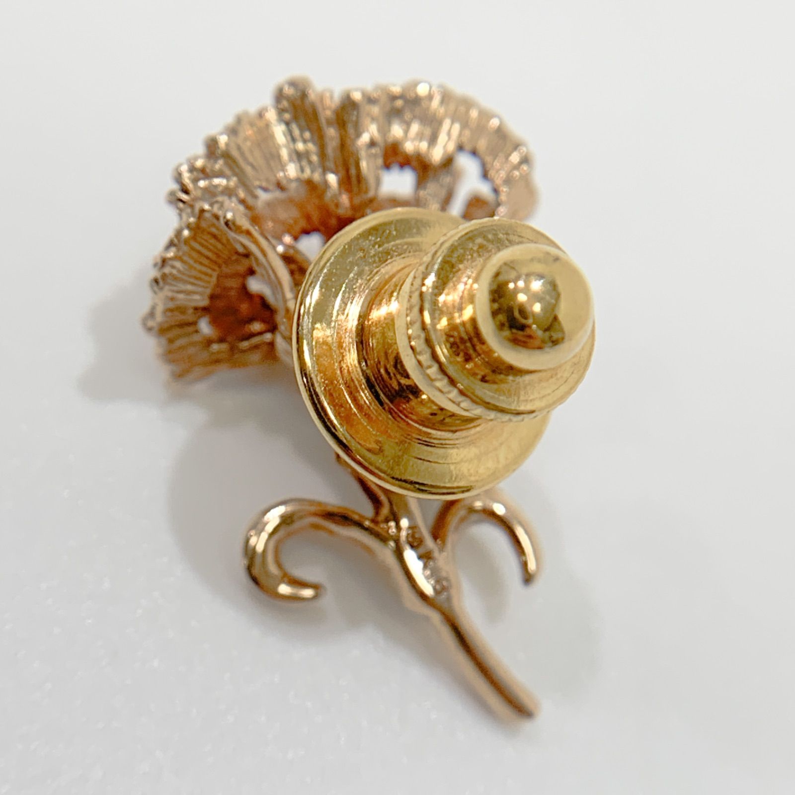 中古】ミキモト MIKIMOTO 御木本 お花 フラワー モチーフ パール ピン